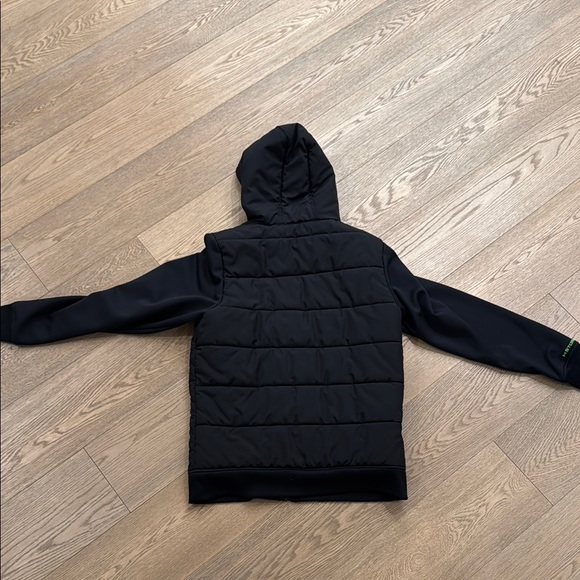 Under Armour Kids Black and Green Jacket - Picture 4 of 6